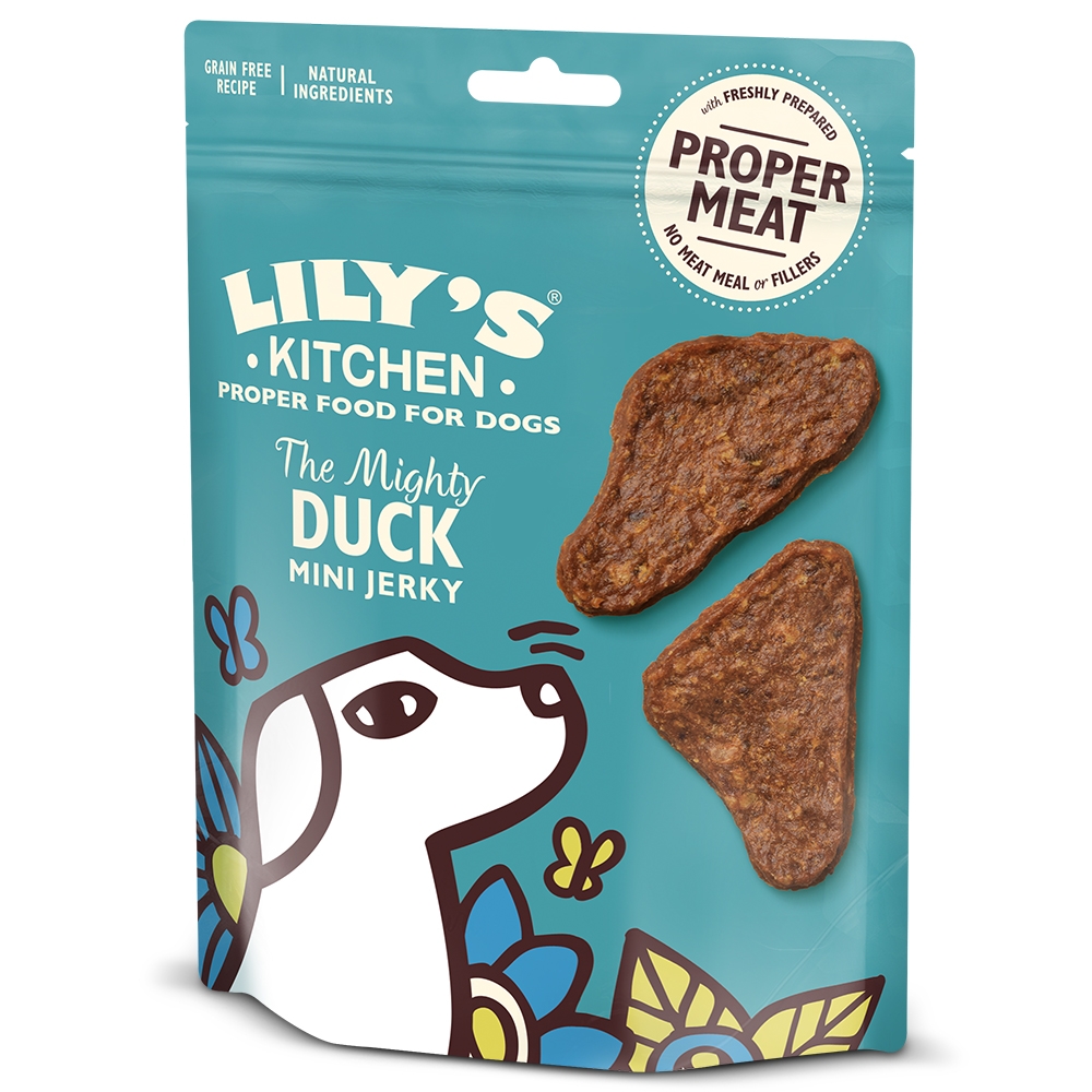 Lily’s Kitchen The Mighty Duck Mini Jerky Dog Treats 70g Lily's Kitchen