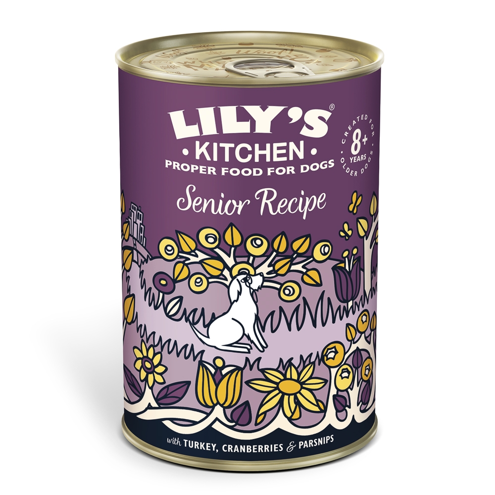 Lily’s Kitchen For Dogs Senior Recipe With Turkey, Cranberries & Parsnips 400g petmart