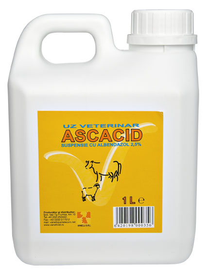 Ascacid 2.5%, 1 l