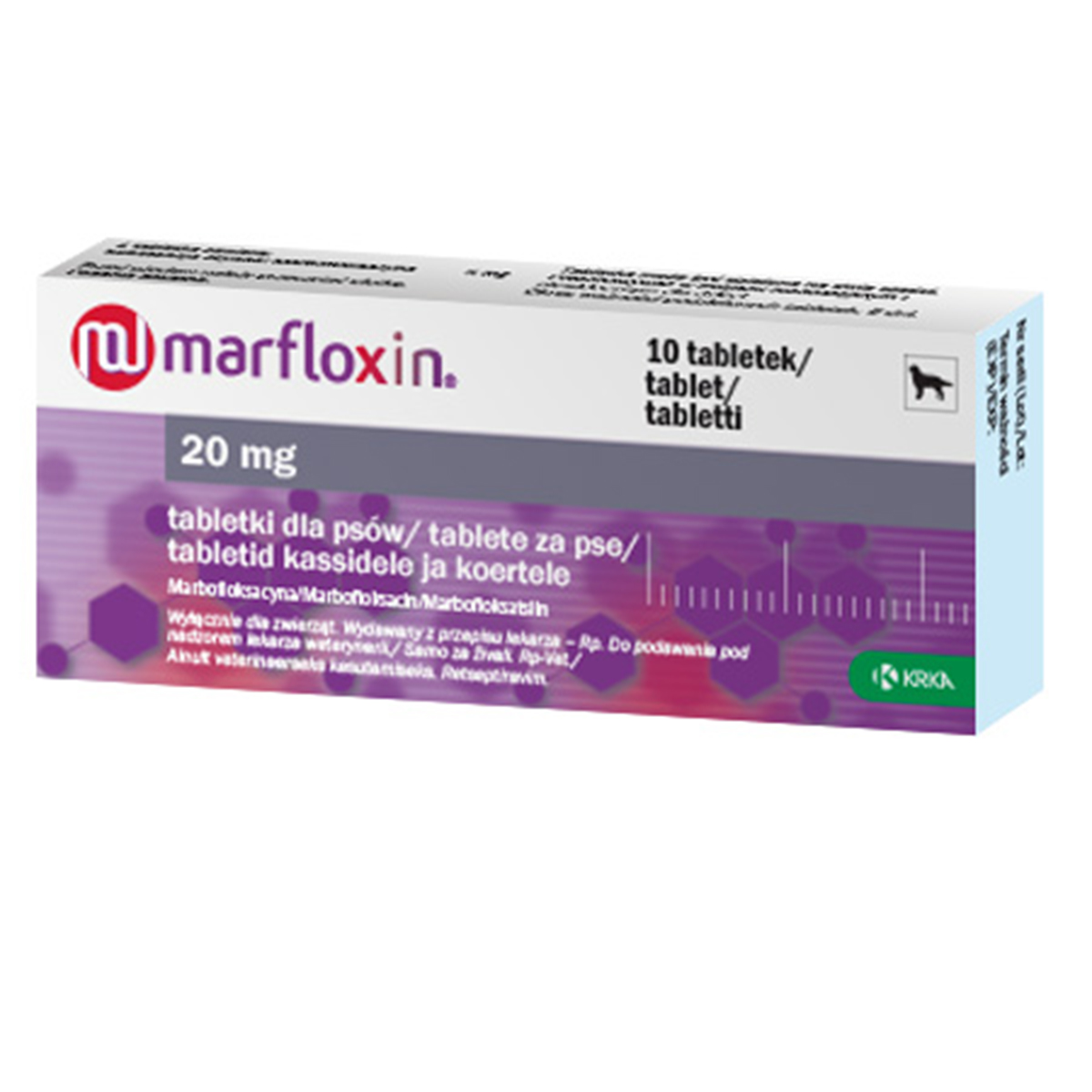 Marfloxin 20 mg, 10 tablete imagine