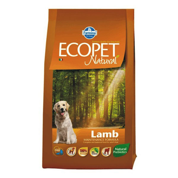 Ecopet Natural Dog Adult Miel si Orez 12 Kg FARMINA