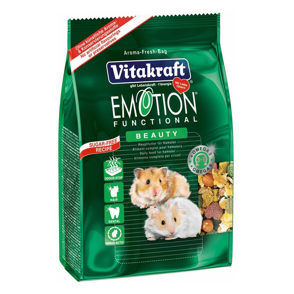 Meniu hamsteri vitakraft emotion beauty 600 g