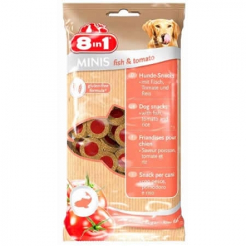 8in1 recompense minis peste/rosii 100 g