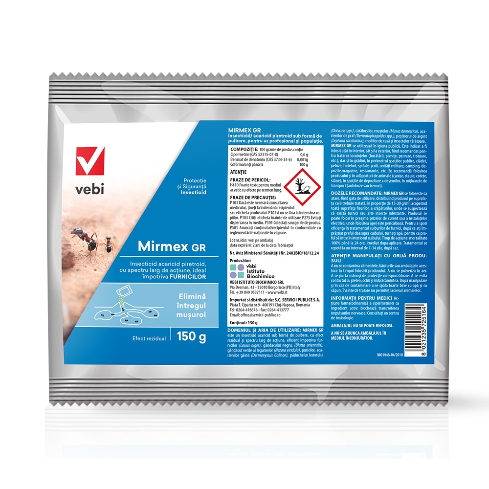 MIRMEX GR pudra anti furnici, 150 g petmart