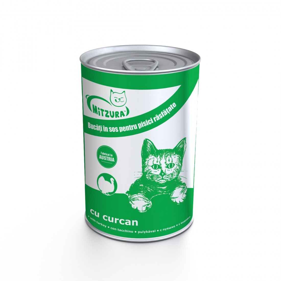 Mitzura cat cons curcan 415 g