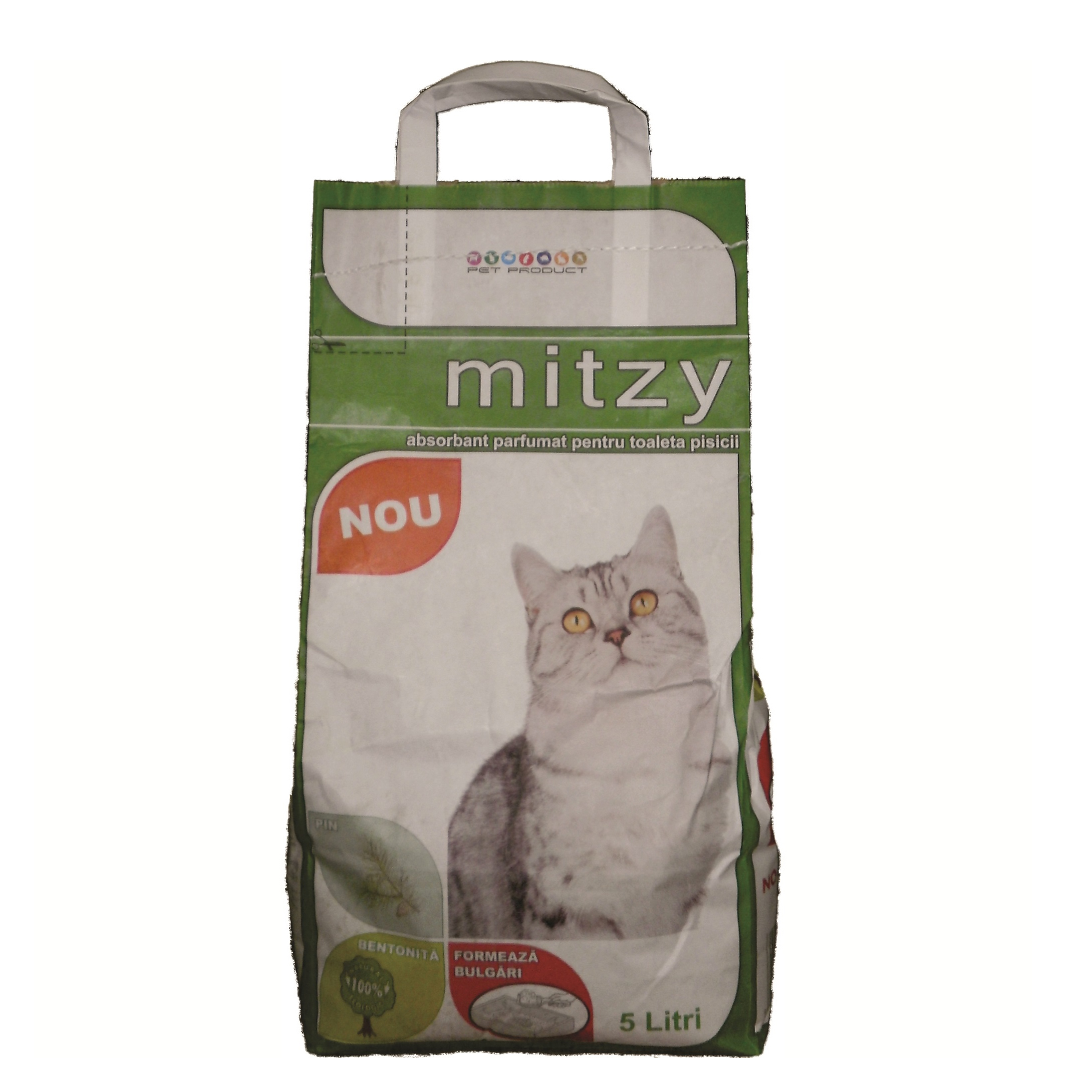 Nisip igienic mitzy pin, 5 l