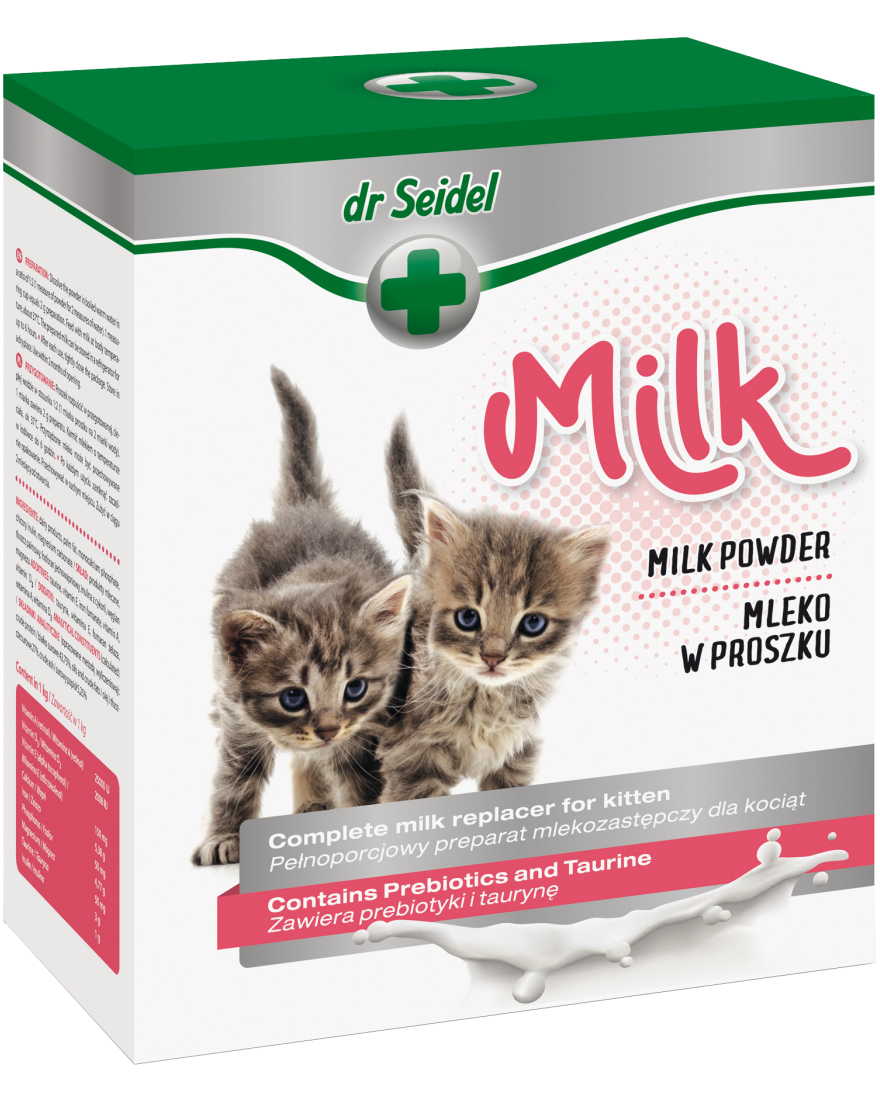 Lapte praf pentru pisici, Dr. Seidel, 200 g Dr. Seidel