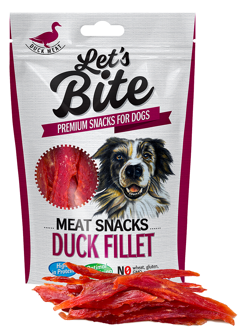 BRIT Let’s Bite Meat Snacks Duck Fillet, 80 g Brit imagine 2022