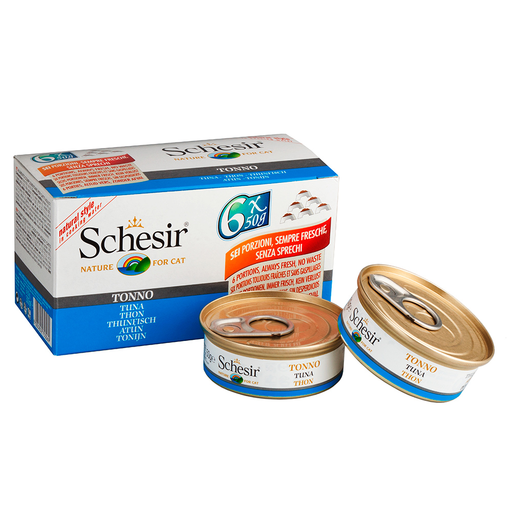 Schesir cat 6x50gr ton/creveti