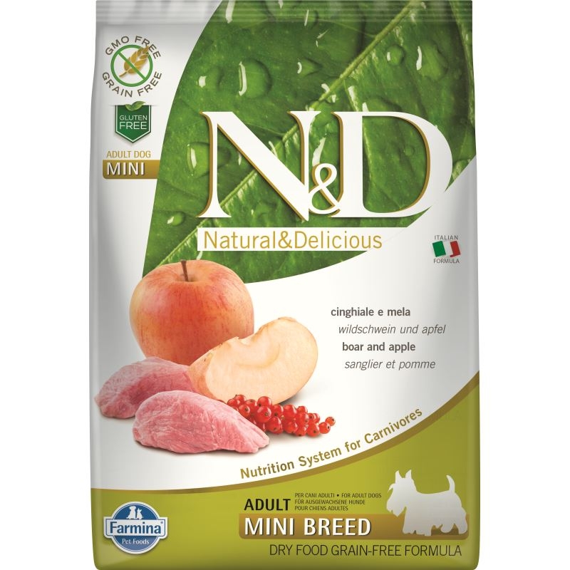 N&D Prime Dog Wild Boar And Apple Adult Mini 7 Kg Farmina