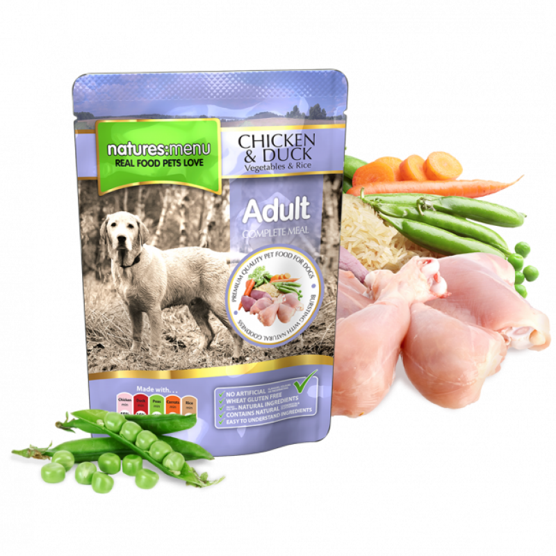 Natures menu dog chicken & duck, 300 g