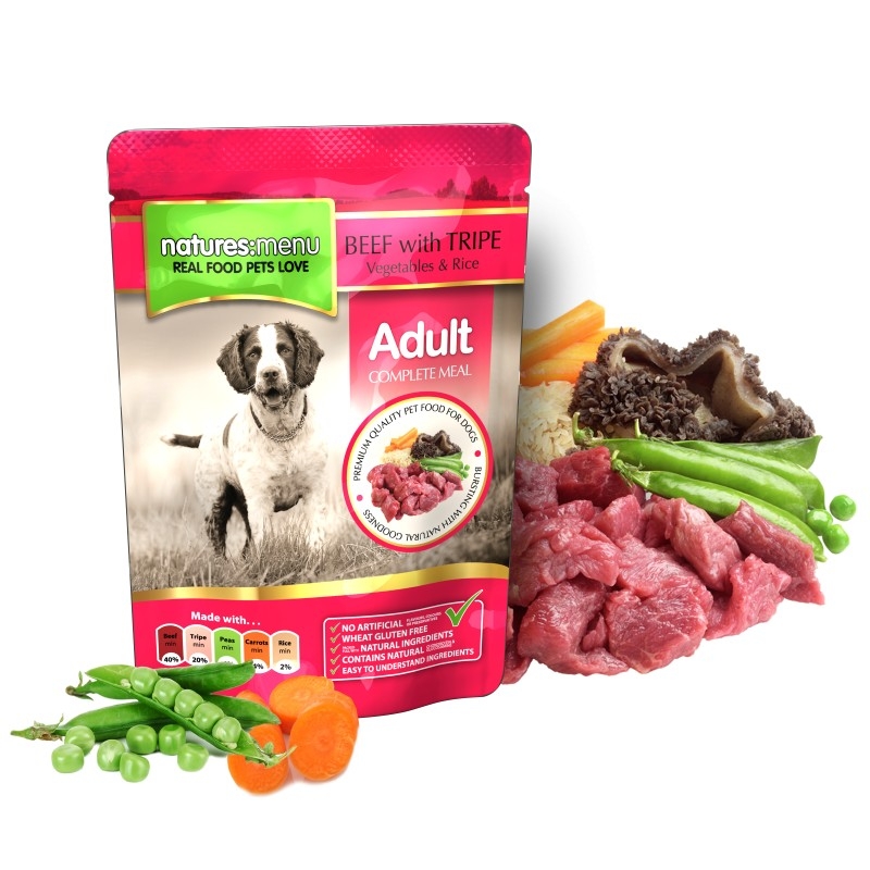 Natures menu dog adult beef, 300 g