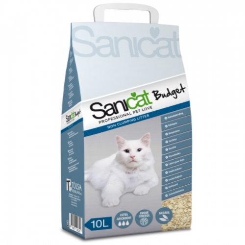 Nisip pentru litiera, Sanicat Budget, 10 l