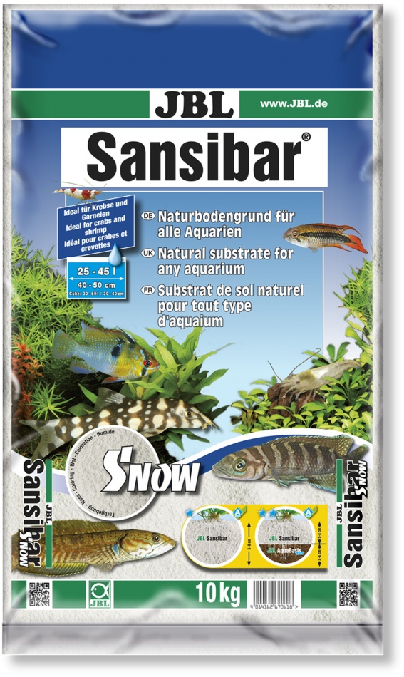 Nisip natural JBL Sansibar SNOW 10 kg petmart