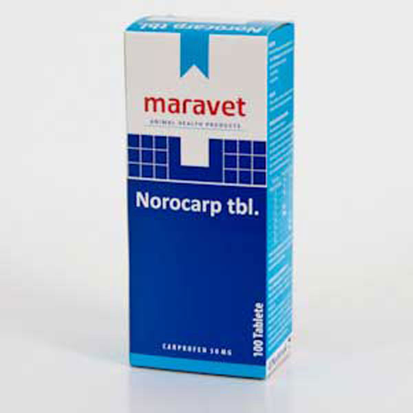 Norocarp 10 tab x 50 mg imagine