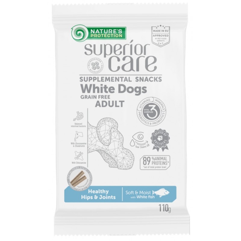 Nature’s Protection Snack Superior Care Hips & Joints with White Fish, 110 g Nature's Protection