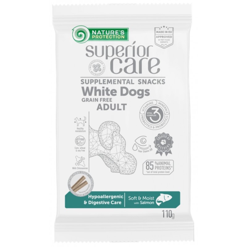 Nature’s Protection Snack Superior Care Hypoallergenic & Digestive Care with Salmon, 110 g Nature's Protection