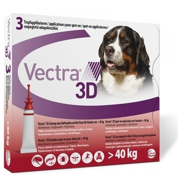 VECTRA 3D +40 kg/ 3 pipete Ceva Sante imagine 2022