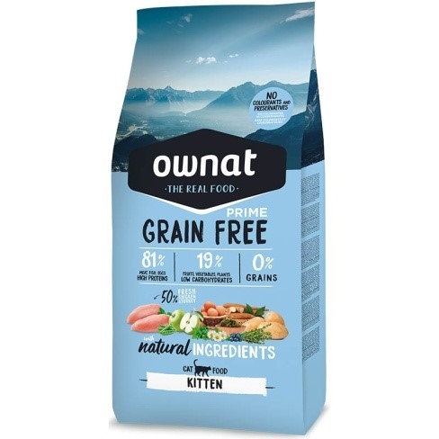 Ownat Grain Free Prime Kitten, 1 Kg