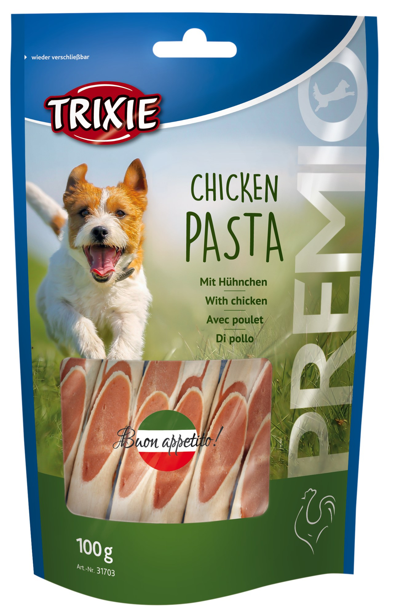 Pasta premio cu pui 100 g 31703
