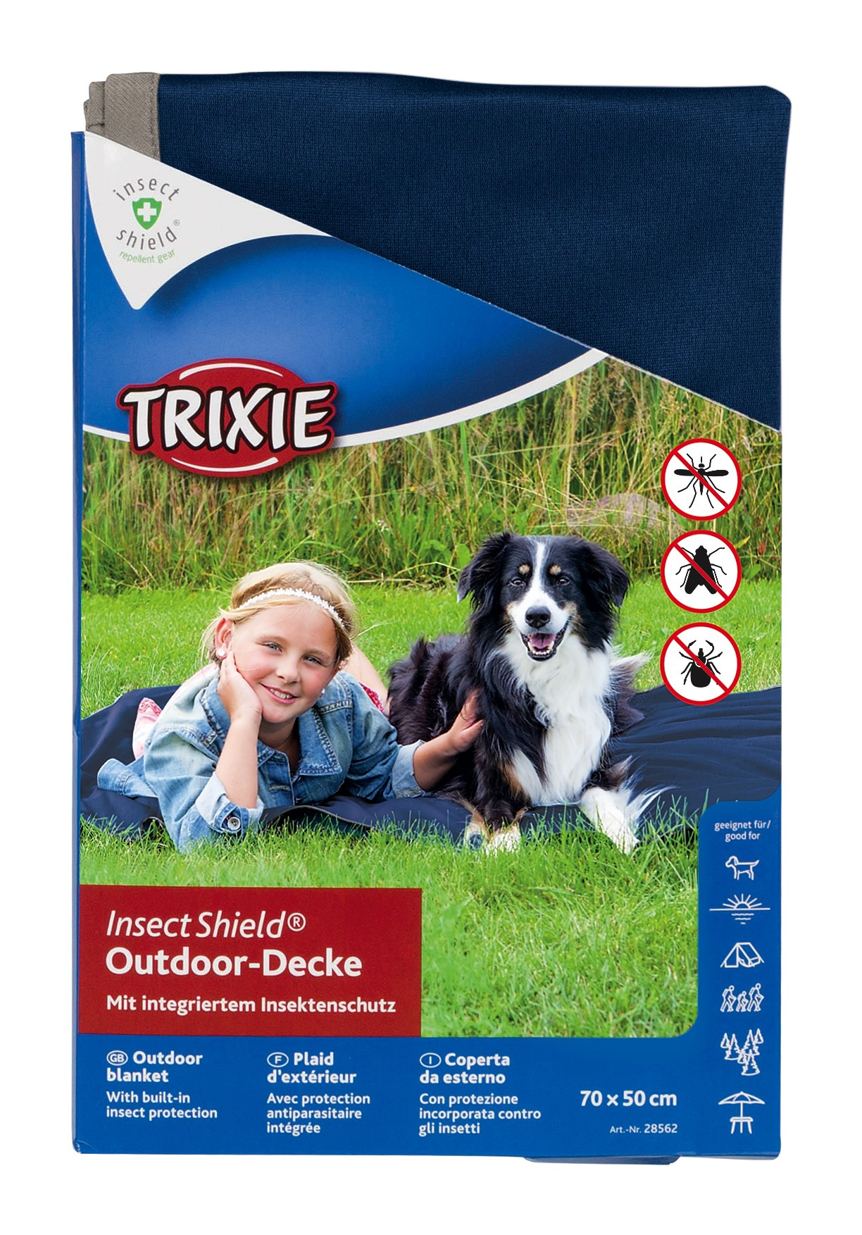 Patura cu Protectie Contra Capuselor 70×50 cm Albastru 28562 (R) petmart.ro imagine 2022
