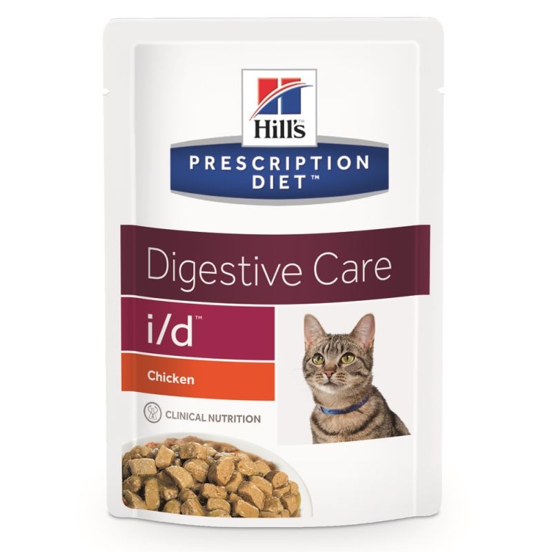 Hill's PD i/d Digestive Care hrana pentru pisici cu pui 85 g (plic) imagine