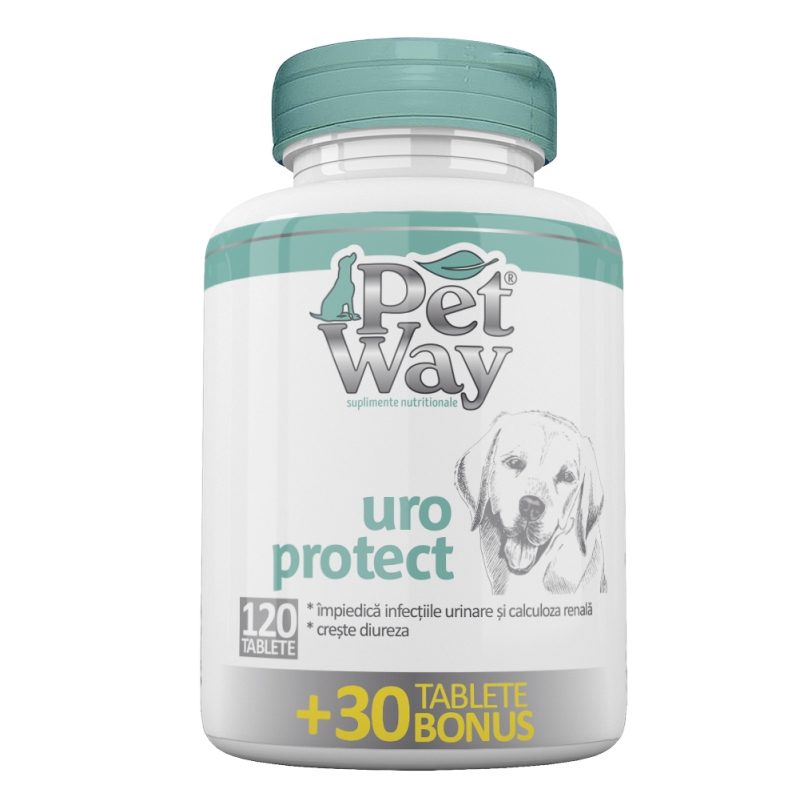 Supliment nutritional, Petway Uroprotect, 120 + 30 tablete bonus petmart.ro imagine 2022