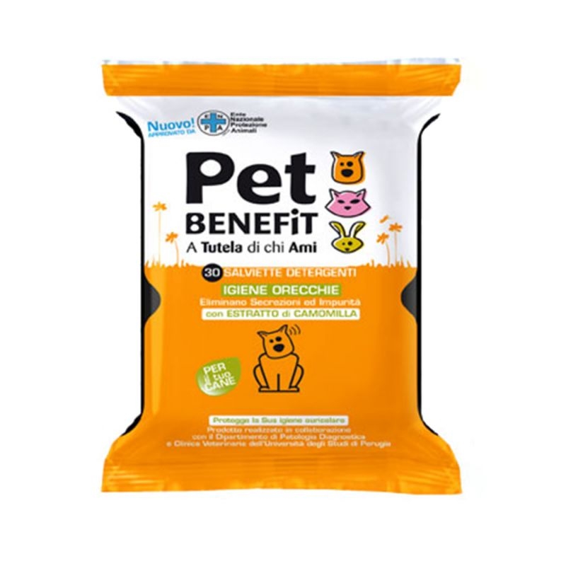 Pet benefit servetele urechi, 30 buc
