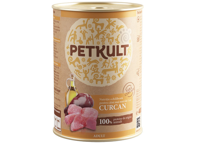 Petkult Adult Curcan, 400 g Petkult imagine 2022