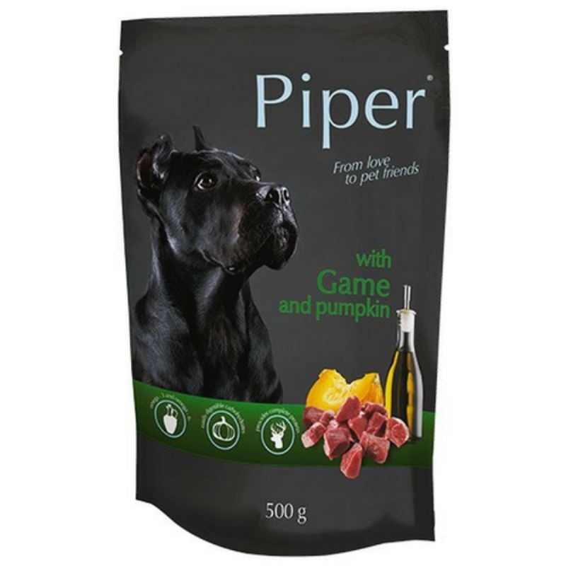 Piper Adult, Carne De Vanat Si Dovleac, Plic, 500 G