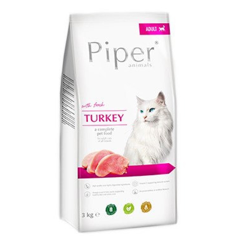 Piper Adult Cat, curcan, 3 kg imagine