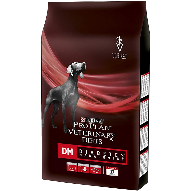 Purina Veterinary Diets Dog DM, Diabetes Management Diet, 3 kg imagine