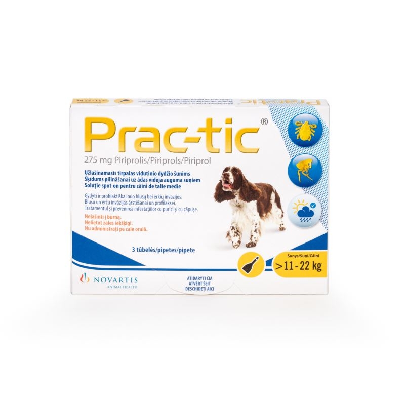 Prac-tic m 275 mg (11-22 kg), 3 pipete