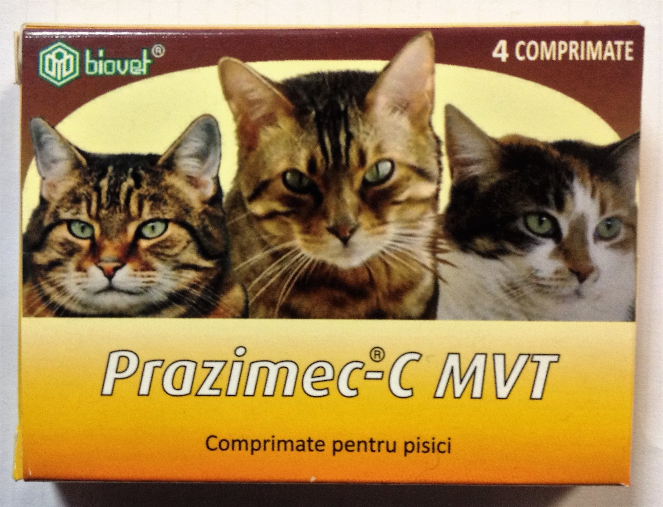 Prazimec C pisici 4 comprimate Biovet
