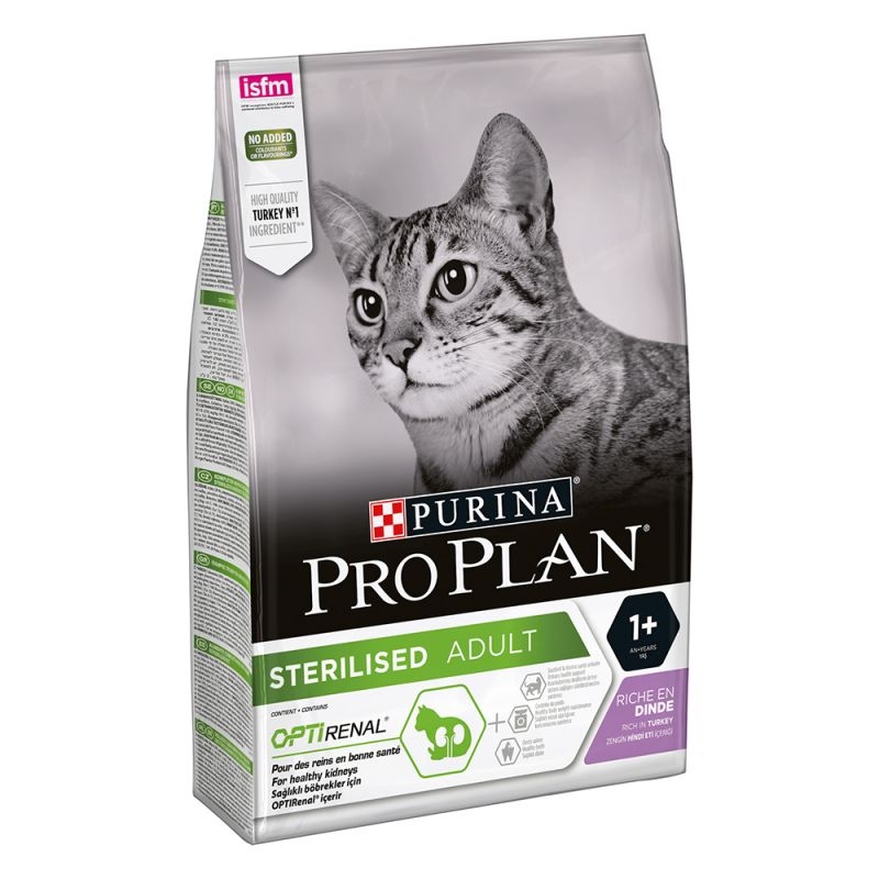 Pro Plan Adult Cat Sterilised Turkey, 10 kg imagine