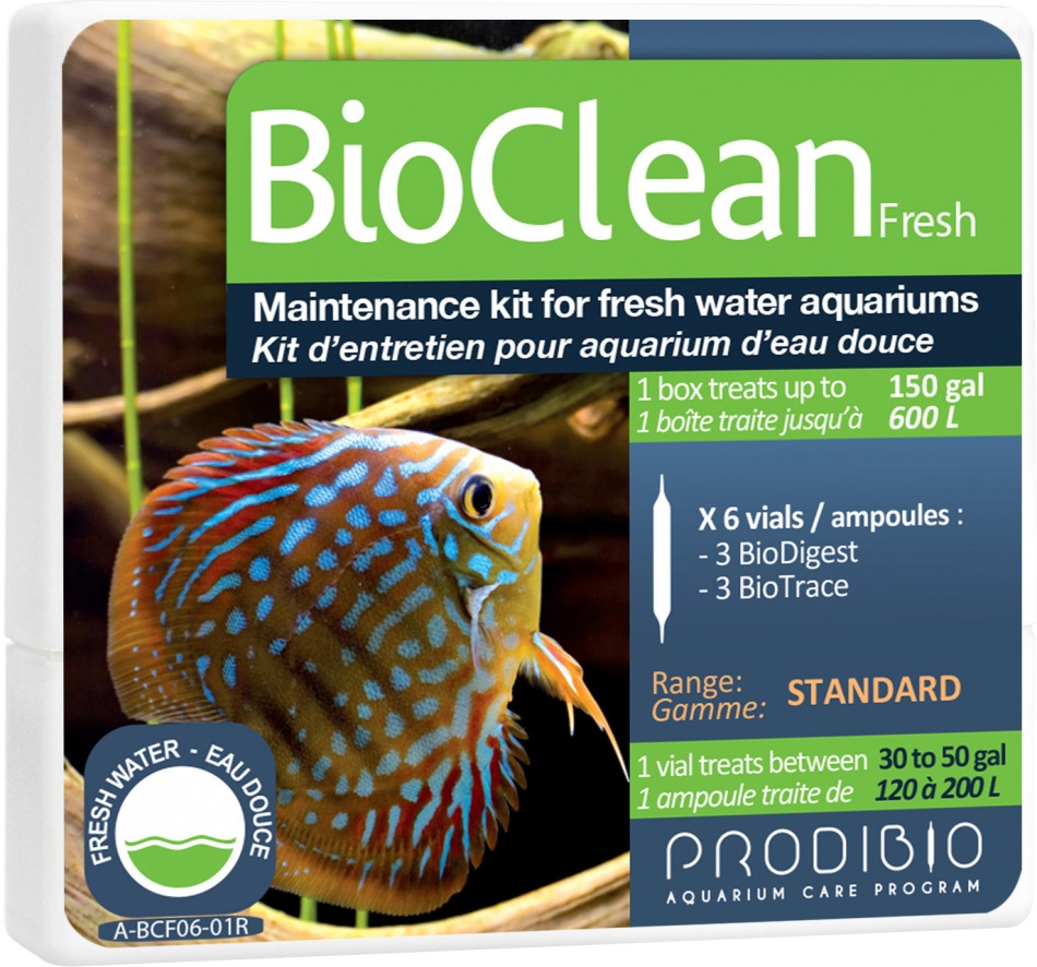 Prodibio Bio Clean apa dulce 6 fiole petmart.ro imagine 2022