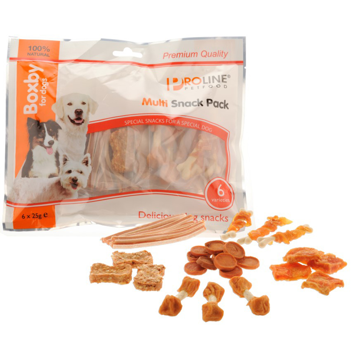 Proline Dog Pachet Multi Snack 6 x 25 g petmart.ro imagine 2022