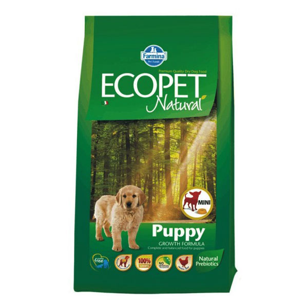 Ecopet Natural Puppy Mini 12 Kg Farmina imagine 2022