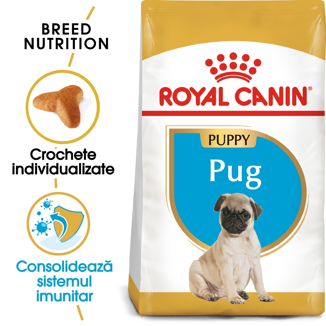 Royal Canin Pug Puppy hrana uscata caine junior, 1.5 kg petmart.ro imagine 2022