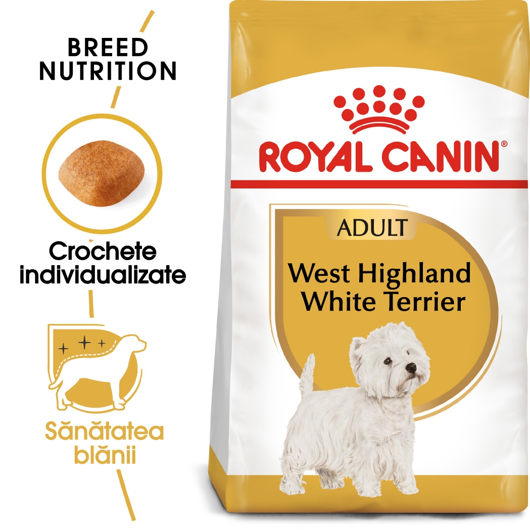Royal Canin West Highland Terrier Adult hrana uscata caine Westie petmart.ro imagine 2022
