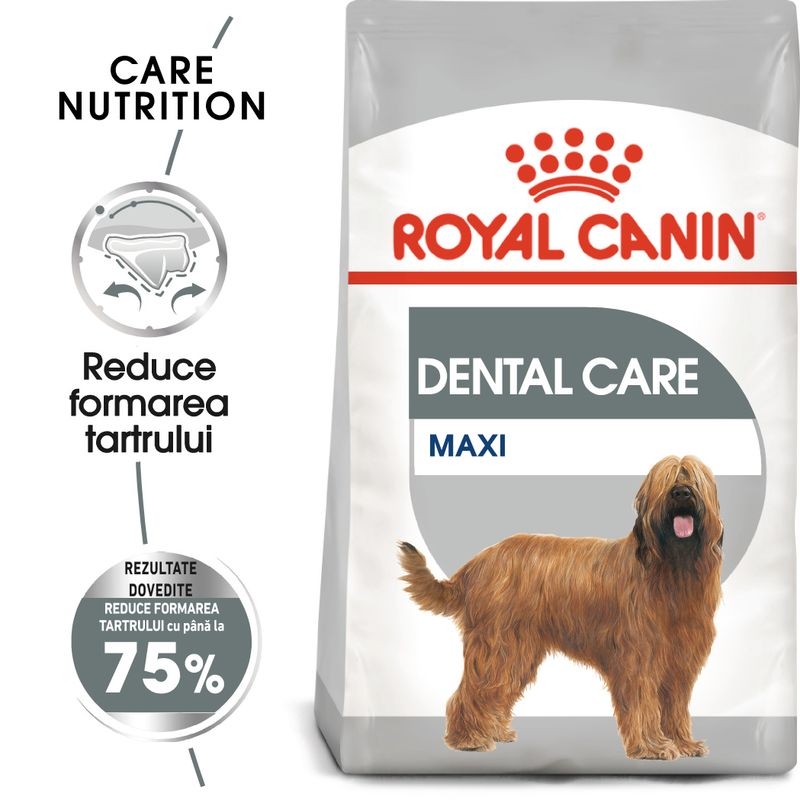 Royal Canin Maxi Dental Care Adult hrana uscata caine, reducerea formarii tartrului petmart.ro