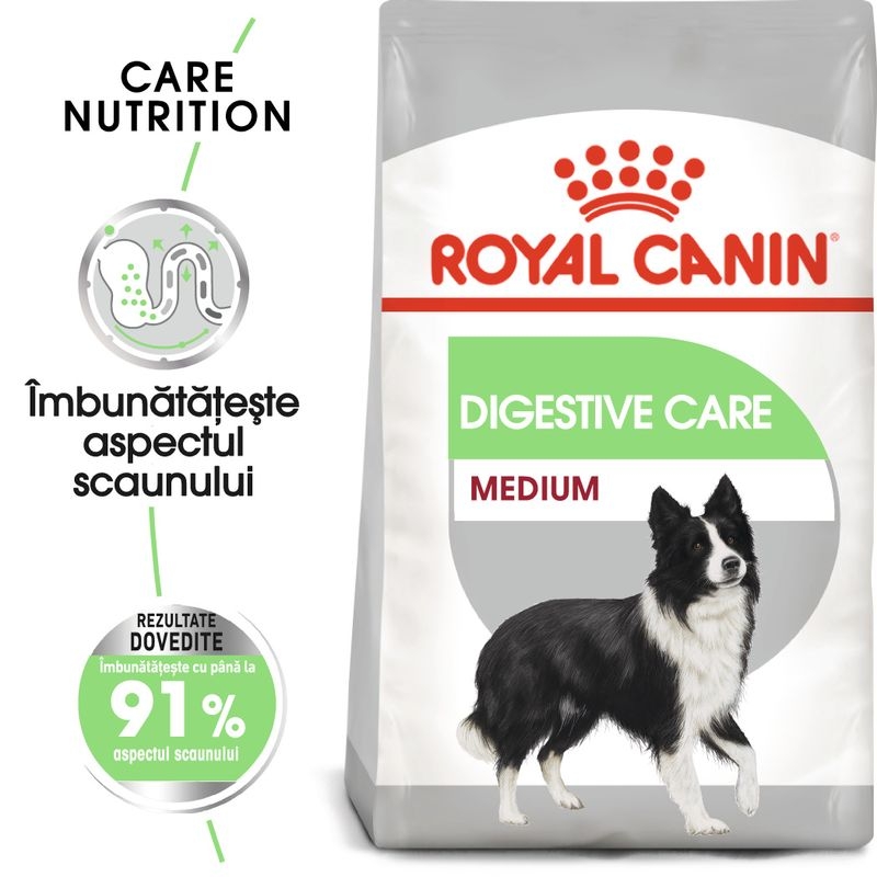 Royal Canin Medium Digestive Care hrana uscata caine, confort digestiv petmart.ro imagine 2022