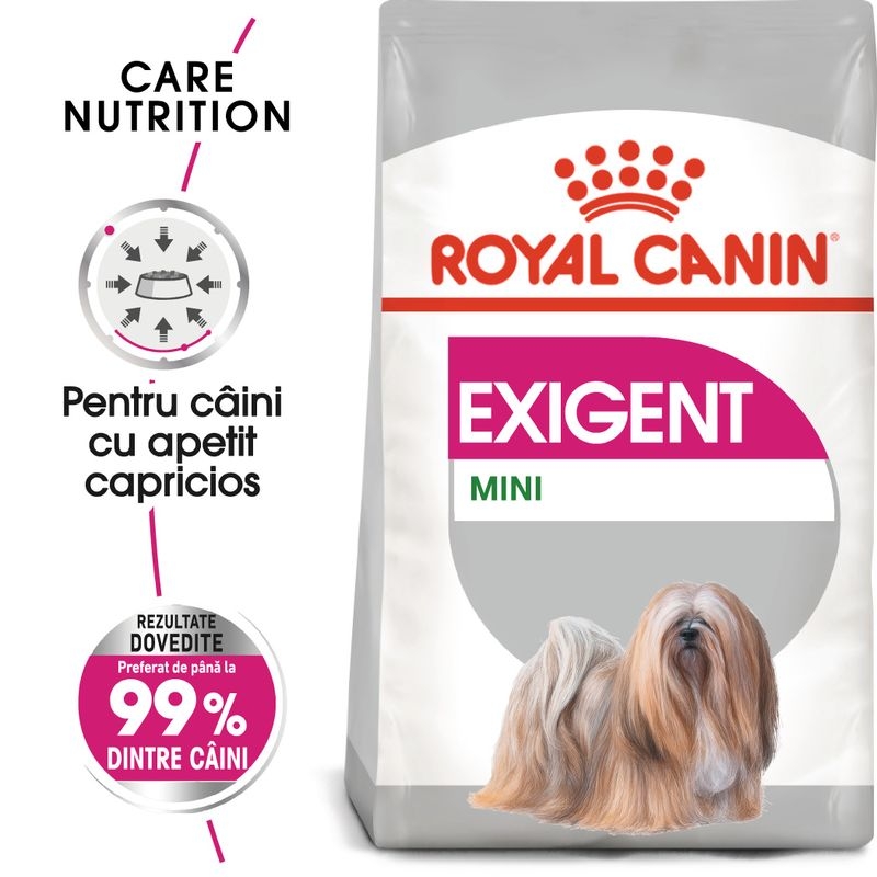 Royal Canin Mini Exigent hrana uscata caine, apetit capricios petmart.ro imagine 2022