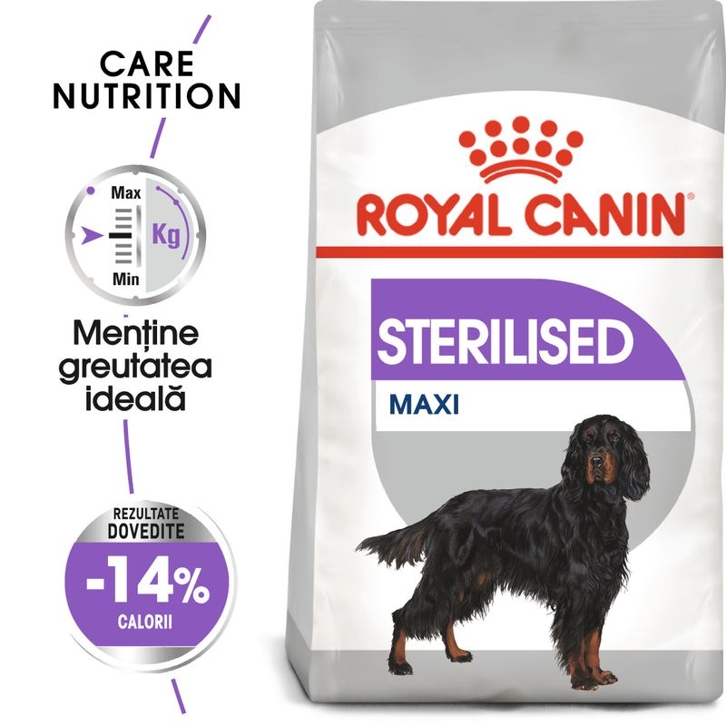 Royal Canin Maxi Sterilised Adult hrana uscata caine sterilizat petmart.ro