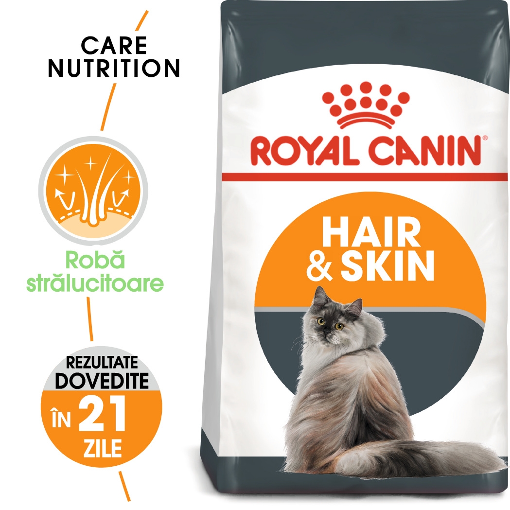 Royal Canin Hair&Skin Care Adult hrana uscata pisica, piele si blana petmart.ro