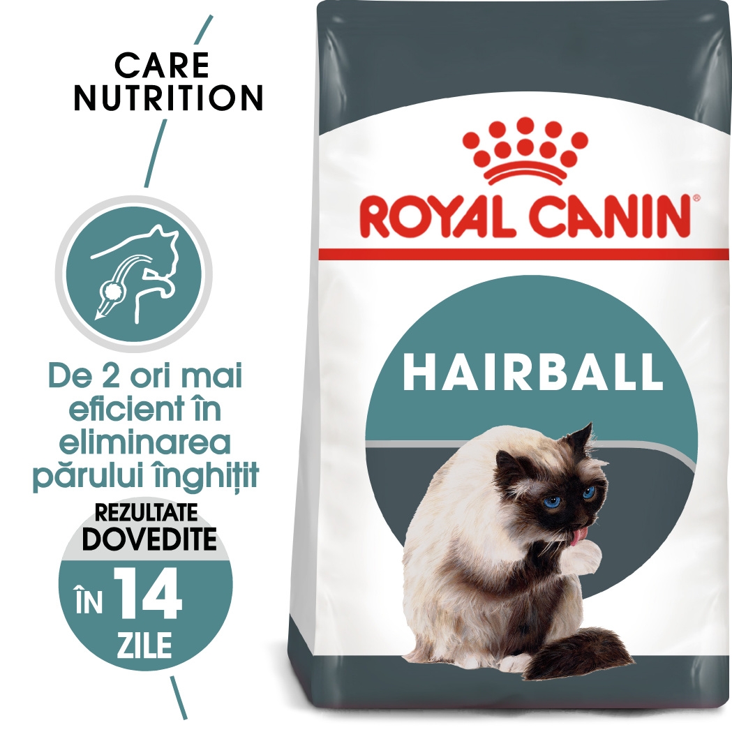 Royal Canin Hairball Care Adult hrana uscata pisica, limitarea ghemurilor blanii petmart.ro imagine 2022