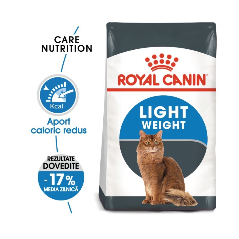 PROMO Royal Canin Feline Light Weight Care 2 kg + 4 plicuri Ultra Light 85 g