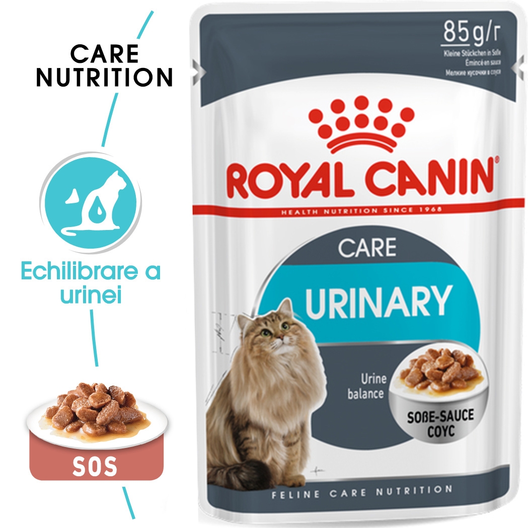 Royal Canin Urinary Care Adult hrana umeda pisica, sanatatea tractului urinar (in sos), 85 g petmart.ro