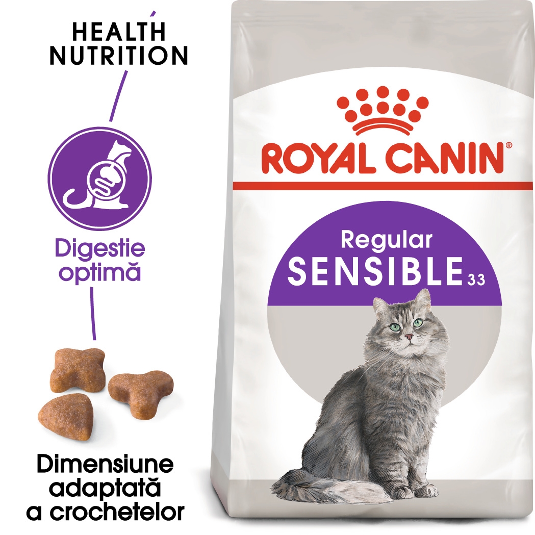 Royal Canin Sensible Adult hrana uscata pisica, digestie optima petmart.ro imagine 2022
