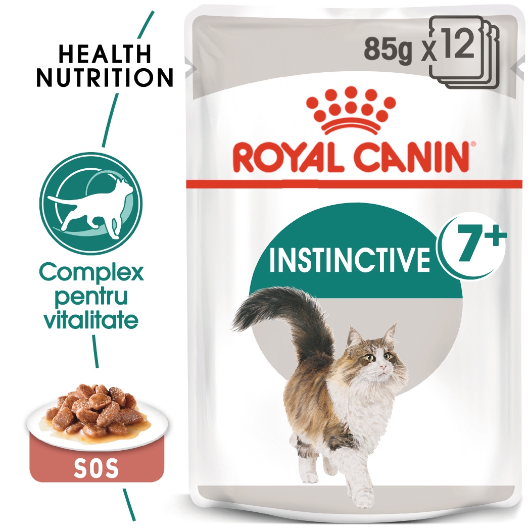 Royal Canin Instinctive 7+ hrana umeda pisica (in sos), 12 x 85 g petmart.ro imagine 2022